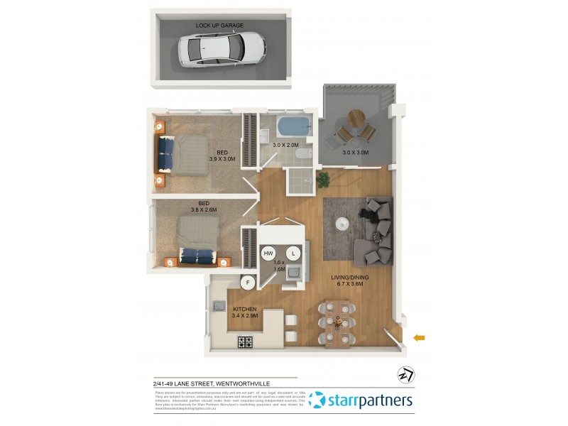 2/41-49 Lane Street, Wentworthville NSW 2145 Floorplan