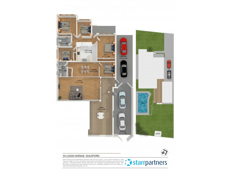 53 Lough Avenue, Guildford NSW 2161 Floorplan