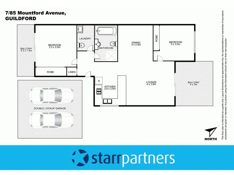 7/85-87 Mountford Avenue, Guildford NSW 2161 Floorplan