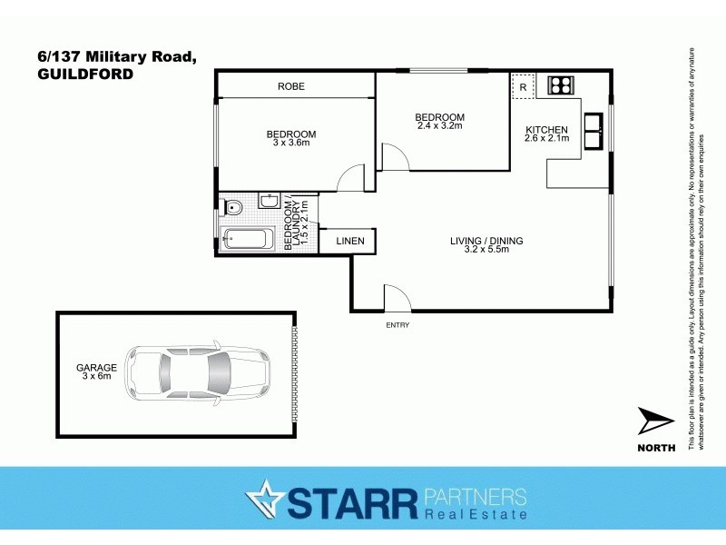 6/137 Military Road, Guildford NSW 2161 Floorplan