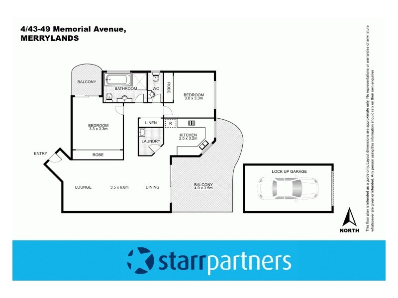 4/43-49 Memorial Avenue, Merrylands NSW 2160 Floorplan