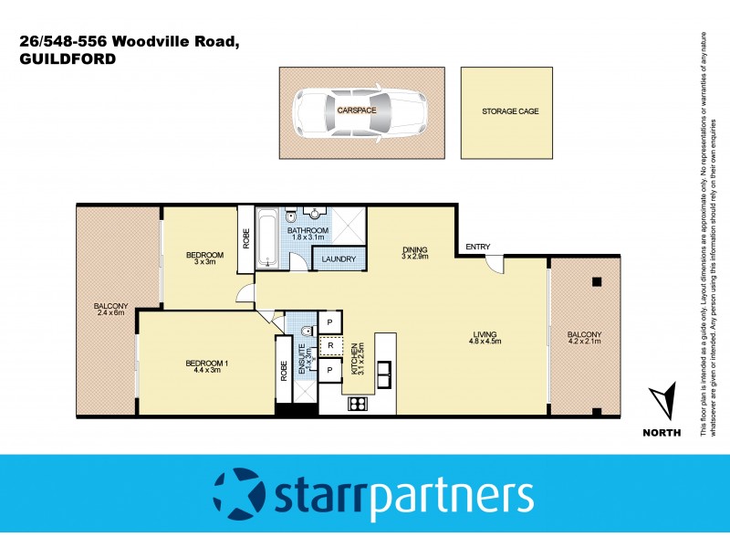 26/548-556 Woodville Road, Guildford NSW 2161 Floorplan