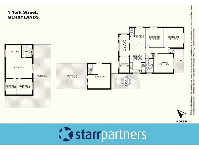 1 York Street, Merrylands NSW 2160 Floorplan