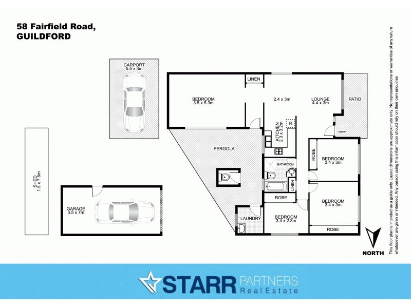 58 Fairfield Road, Guildford NSW 2161 Floorplan