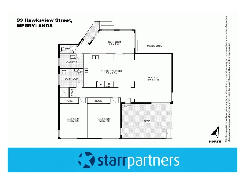 99 Hawksview Street, Merrylands NSW 2160 Floorplan