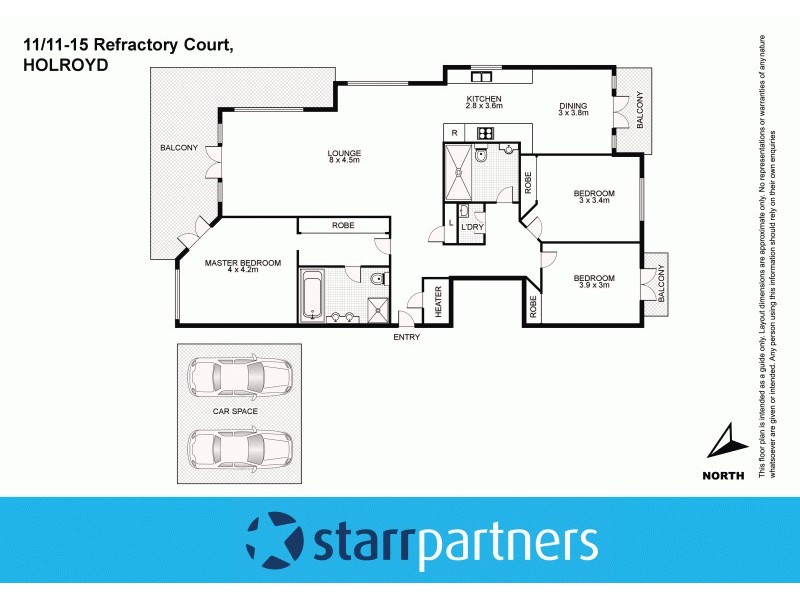 11/11-15 Refractory Court, Holroyd NSW 2142 Floorplan