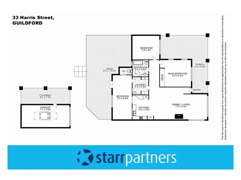 33 Harris Street, Guildford NSW 2161 Floorplan