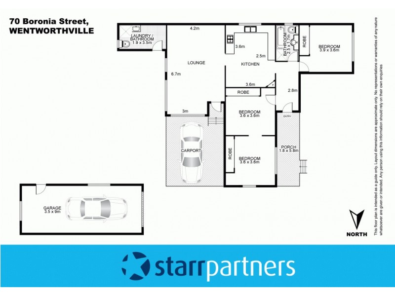 70 Boronia Street, South Wentworthville NSW 2145 Floorplan