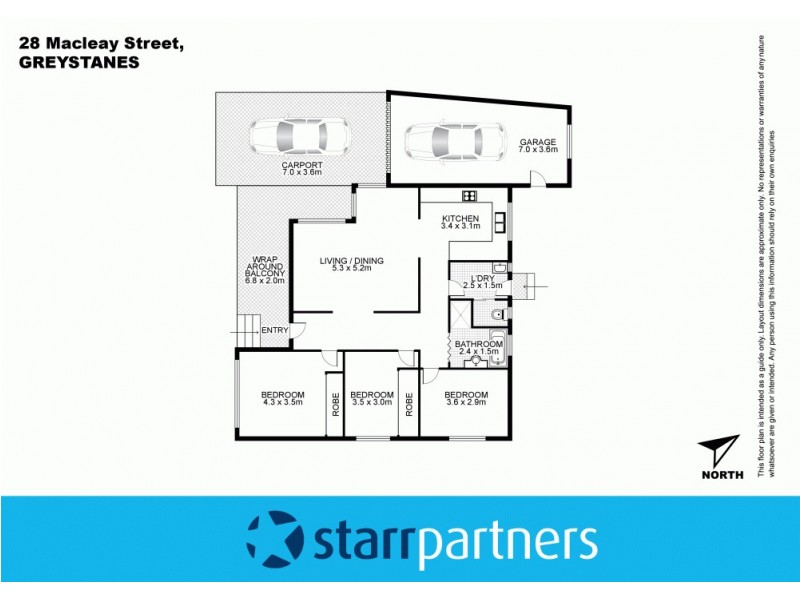 28 Macleay Street, Greystanes NSW 2145 Floorplan