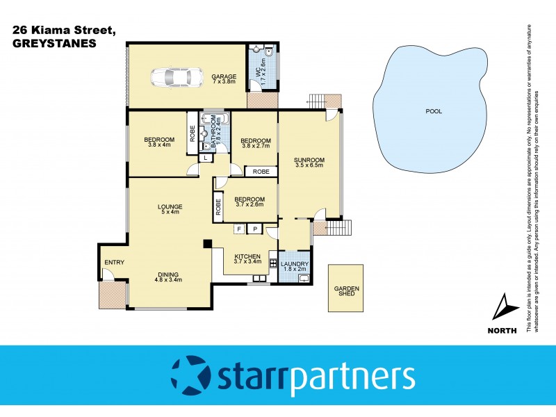 26 Kiama Street, Greystanes NSW 2145 Floorplan