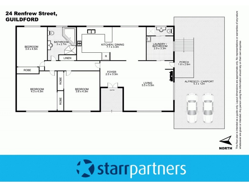 24 Renfrew Street, Guildford NSW 2161 Floorplan