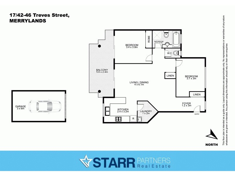 17/42-46 Treves Street, Merrylands NSW 2160 Floorplan