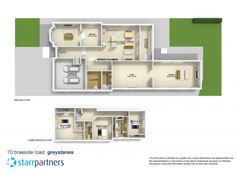 70 Braeside Road, Greystanes NSW 2145 Floorplan
