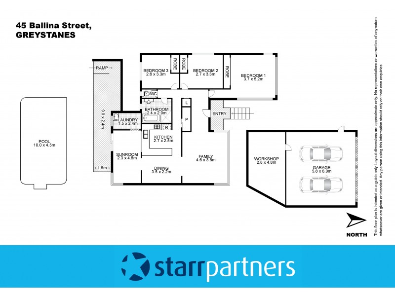45 Ballina Street, Greystanes NSW 2145 Floorplan
