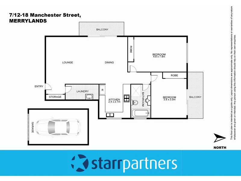 7/12-18 Manchester Street, Merrylands NSW 2160 Floorplan