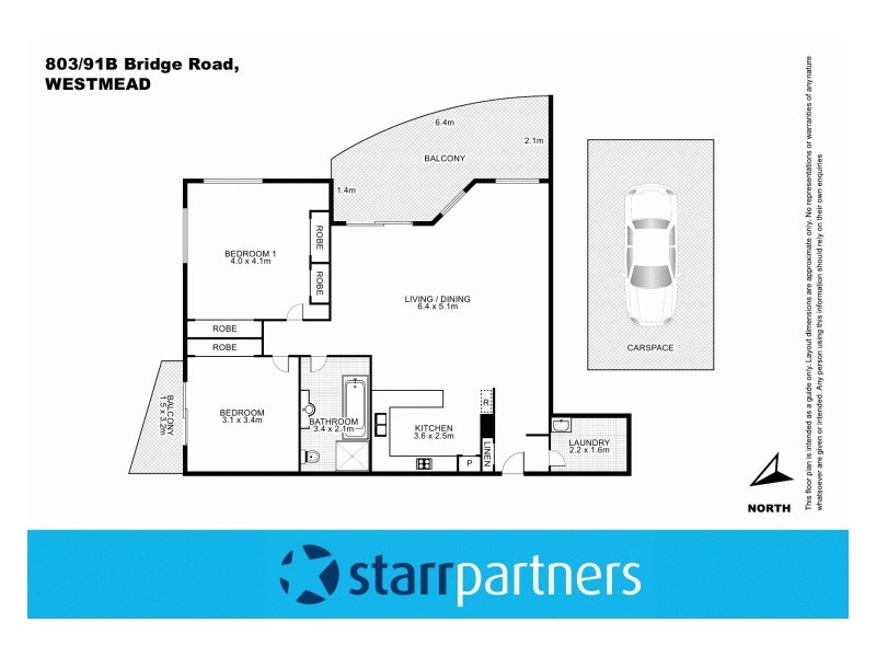803/91B Bridge Road, Westmead NSW 2145 Floorplan