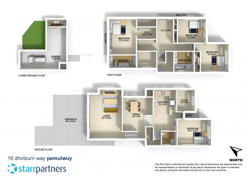 16 Dhinburri Way, Pemulwuy NSW 2145 Floorplan