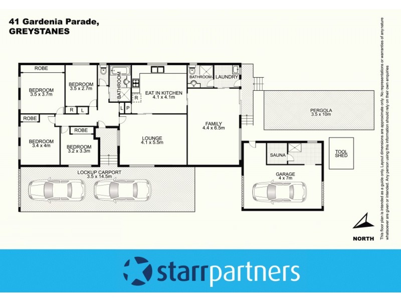 41 Gardenia Parade, Greystanes NSW 2145 Floorplan