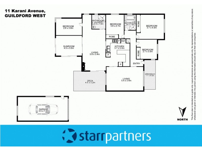 11 Karani Avenue, Guildford NSW 2161 Floorplan