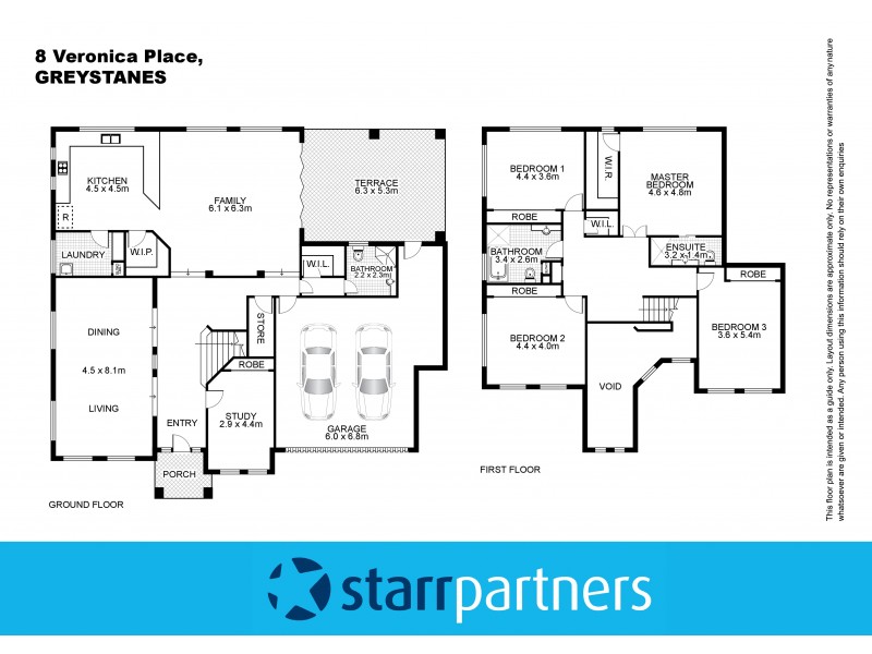 8 Veronica Place, Greystanes NSW 2145 Floorplan