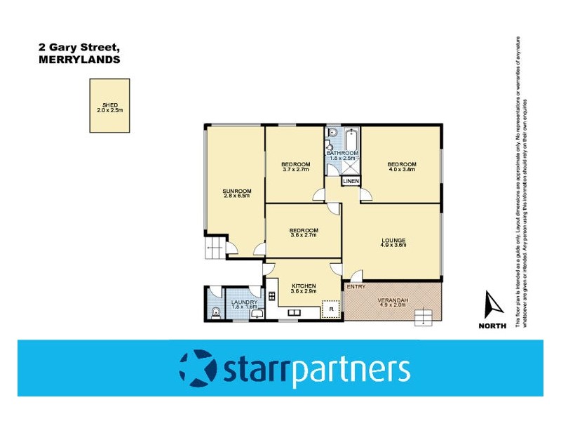 2 Gary Street, Merrylands West NSW 2160 Floorplan