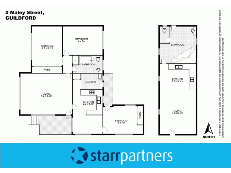 2 Maley Street, Guildford NSW 2161 Floorplan
