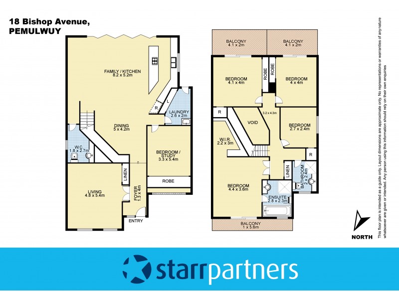 18 Bishop Avenue, Pemulwuy NSW 2145 Floorplan