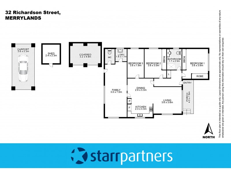 32 Richardson Street, Merrylands NSW 2160 Floorplan