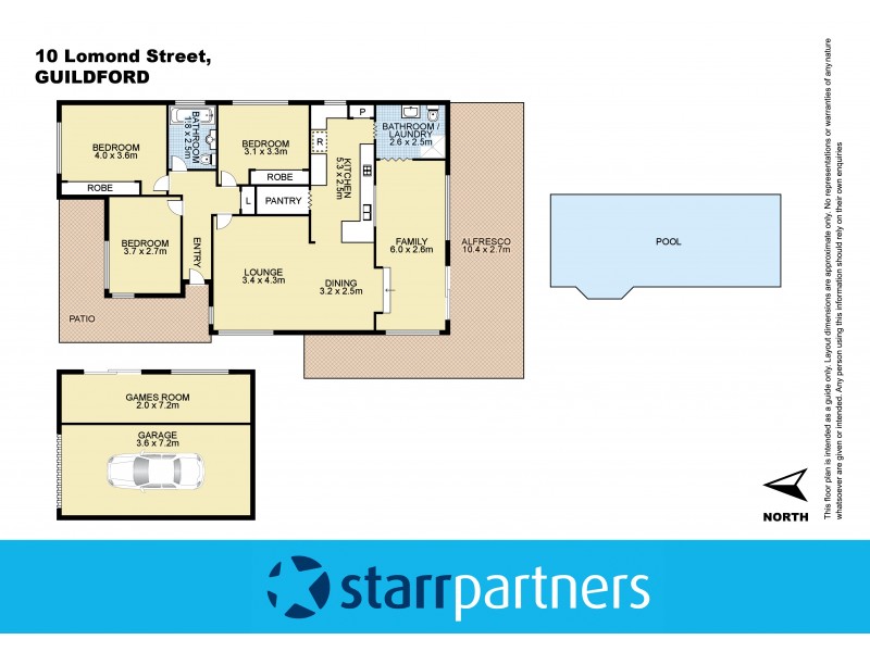 10 Lomond Street, Guildford NSW 2161 Floorplan