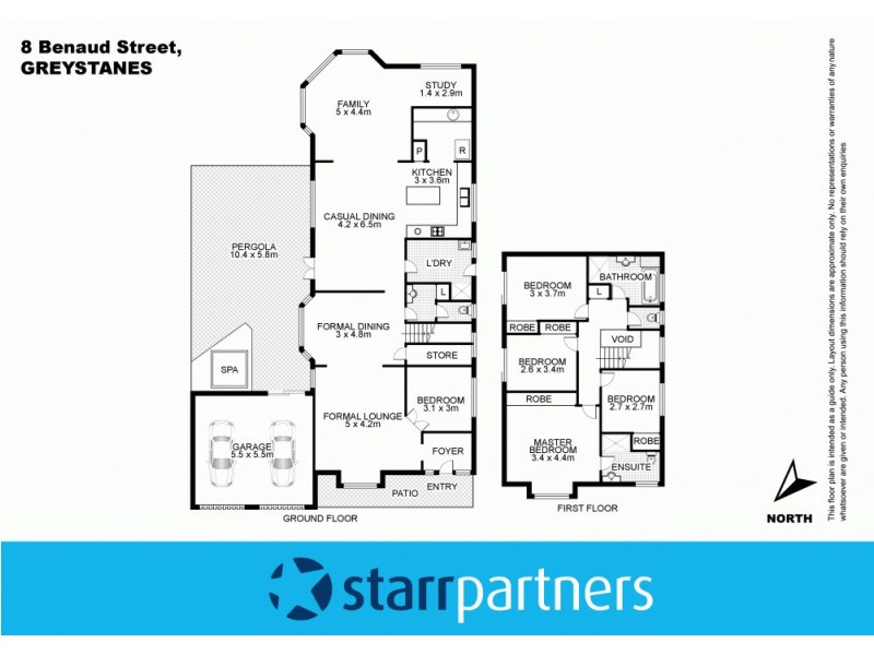 8 Benaud Street, Greystanes NSW 2145 Floorplan