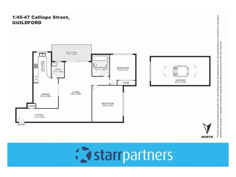 1/45-47 Calliope Street, Guildford NSW 2161 Floorplan
