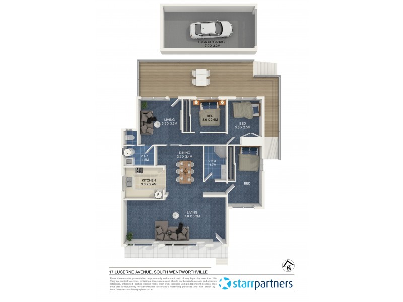 17 Lucerne Avenue, South Wentworthville NSW 2145 Floorplan