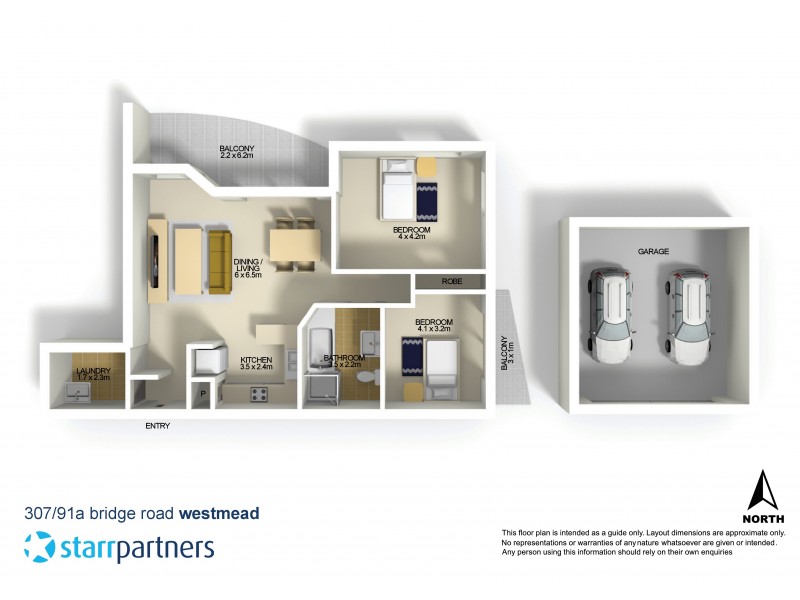 307/91a Bridge Road, Westmead NSW 2145 Floorplan