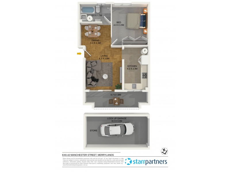 6/40-42 Manchester Street, Merrylands NSW 2160 Floorplan