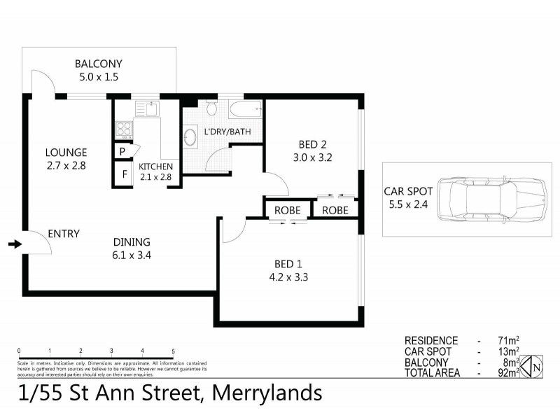 1/55 St Ann Street, Merrylands NSW 2160
