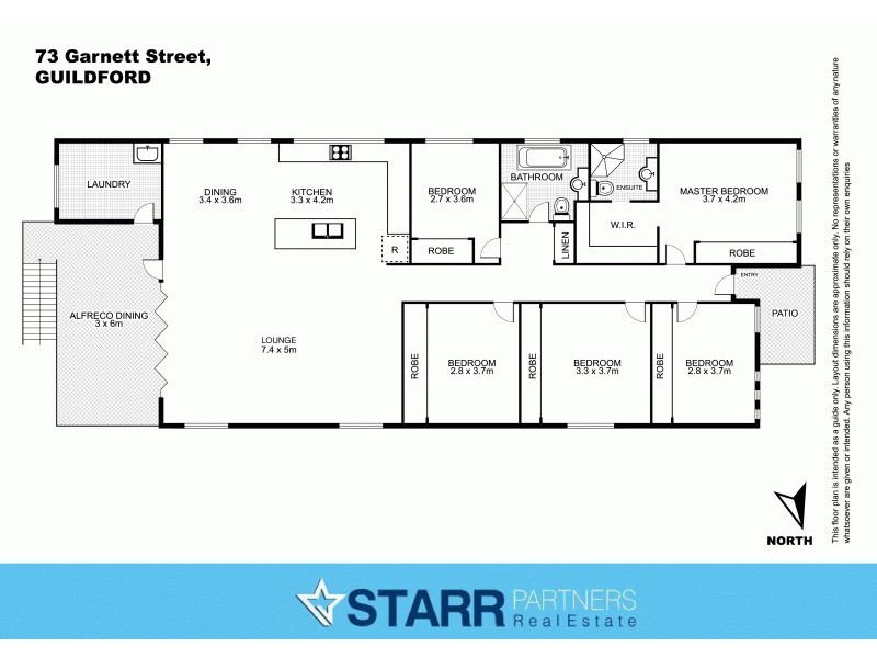 73 Garnet Street, Guildford NSW 2161 Floorplan