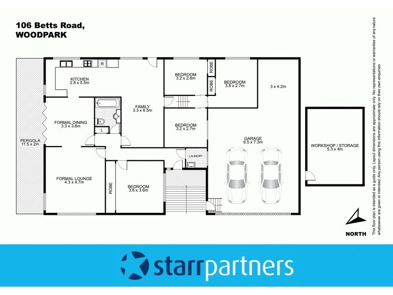 106 Betts Road, Woodpark NSW 2164 Floorplan