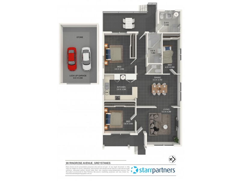 99 Ringrose Avenue, Greystanes NSW 2145 Floorplan