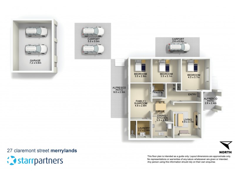 27 Claremont Street, Merrylands NSW 2160 Floorplan