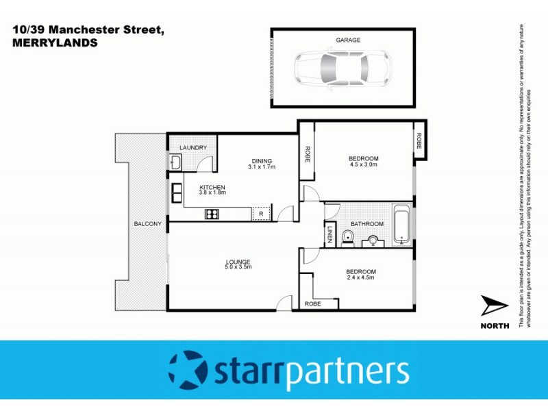 10/39 Manchester Street, Merrylands NSW 2160 Floorplan