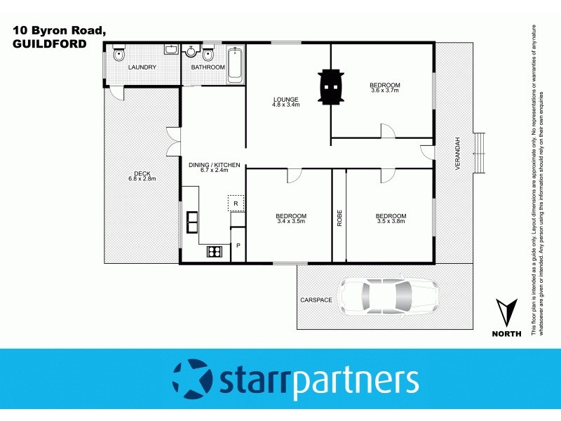 10 Byron Road, Guildford NSW 2161 Floorplan