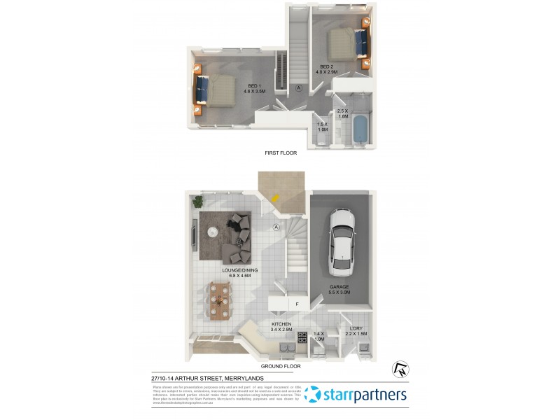 27/10-14 Arthur Street, Merrylands NSW 2160 Floorplan