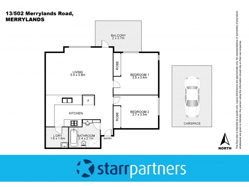 13/502 Merrylands Road, Merrylands NSW 2160 Floorplan