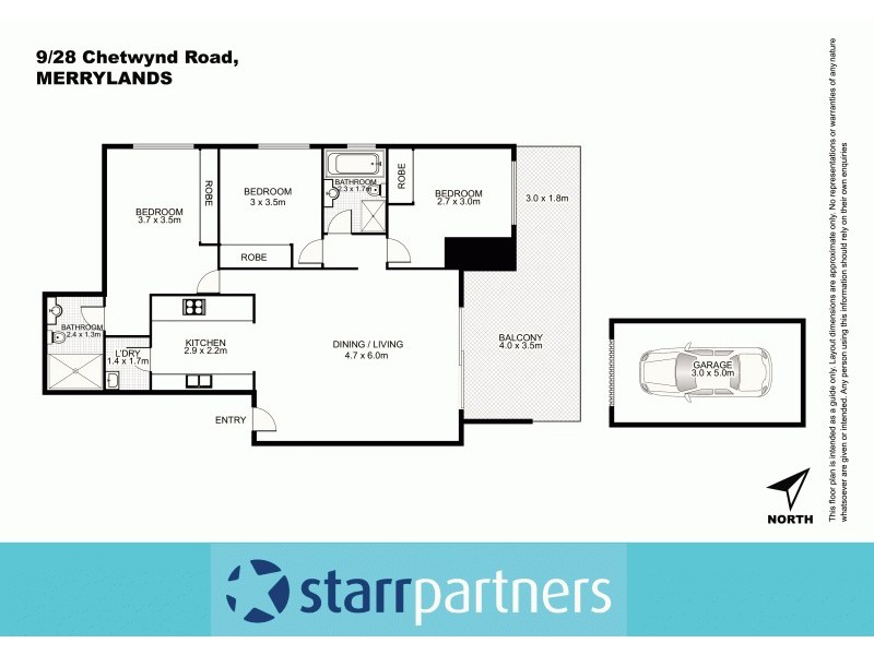 9/28 Chetwynd Road, Merrylands NSW 2160 Floorplan