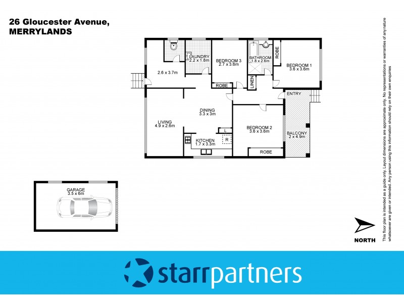 26 Gloucester  Avenue, Merrylands NSW 2160 Floorplan