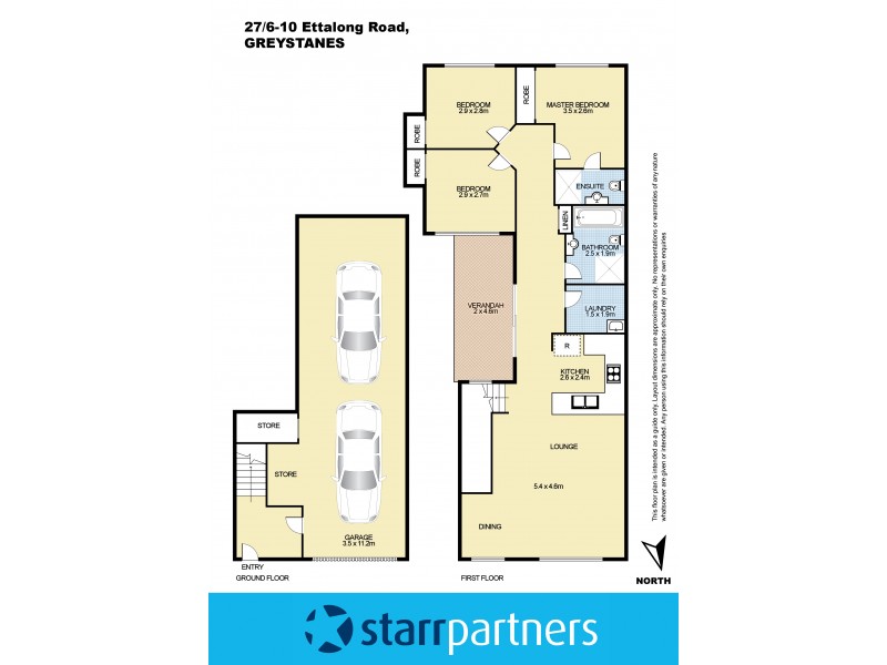 27/6-10 Ettalong Road, Greystanes NSW 2145 Floorplan
