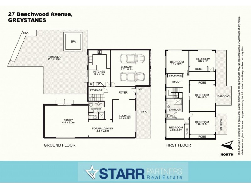 27 Beechwood Avenue, Greystanes NSW 2145 Floorplan