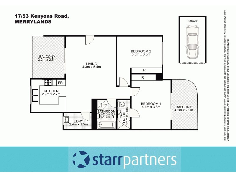 17/53 Kenyons Road, Merrylands NSW 2160 Floorplan