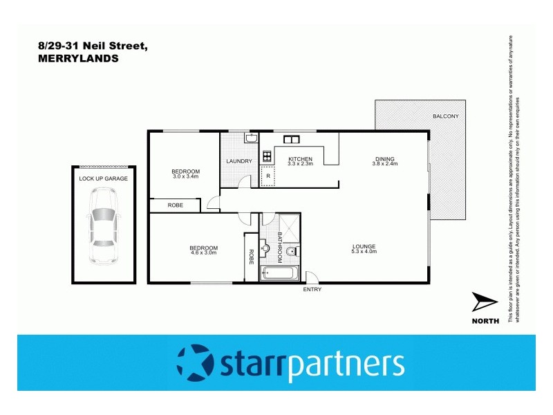 8/29-31 Neil Street, Merrylands NSW 2160 Floorplan