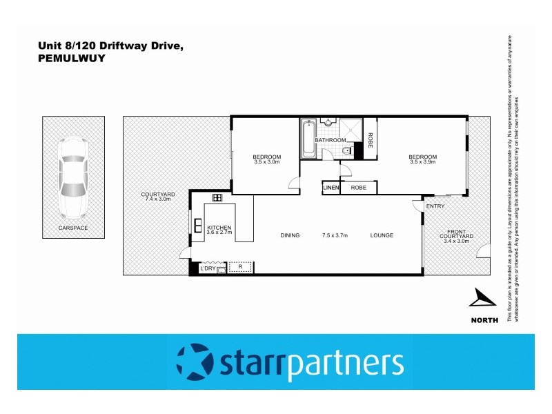 8/120 Driftway Drive, Pemulwuy NSW 2145 Floorplan